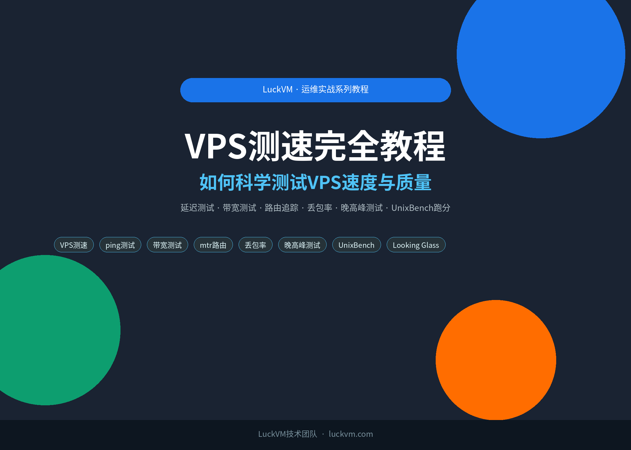 VPS测速完全教程封面